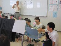 サロンでお手伝い