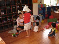 帽子屋さんごっこ